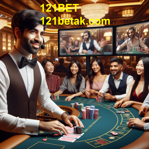Experiência Imersiva de Jogos Ao Vivo no 121BET